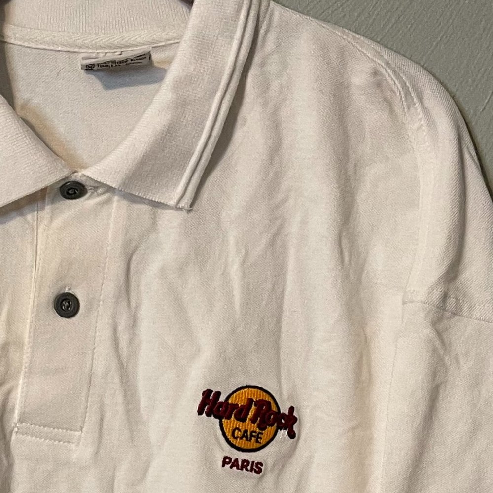 D82 NWoT HARD ROCK PARIS POLO XL